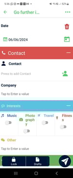 example colour and icons
