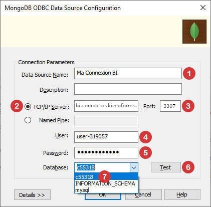 mongo db data source config