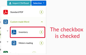 Download the custom PDF by default