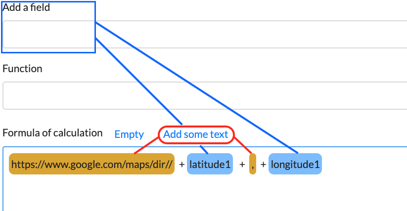 Display calculation field for Google Maps Display calculation field for Google Maps