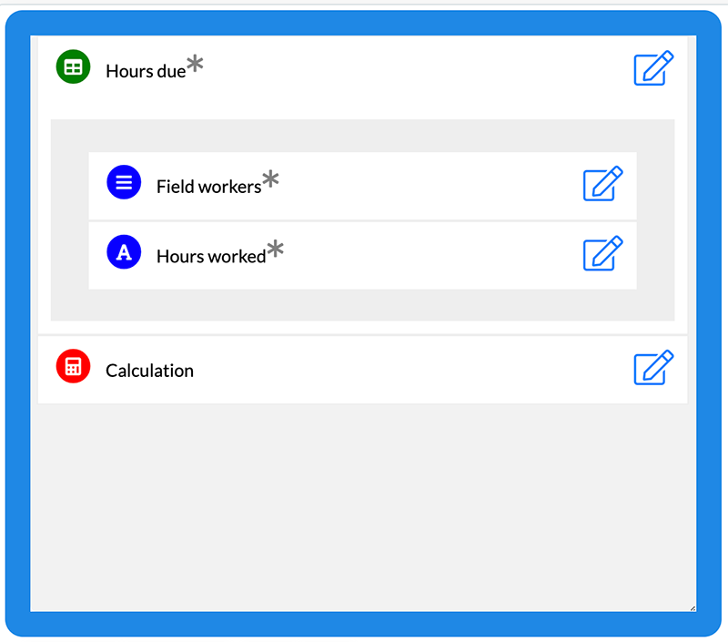 Add an external Calculation field to the table. Add an external Calculation field to the table.