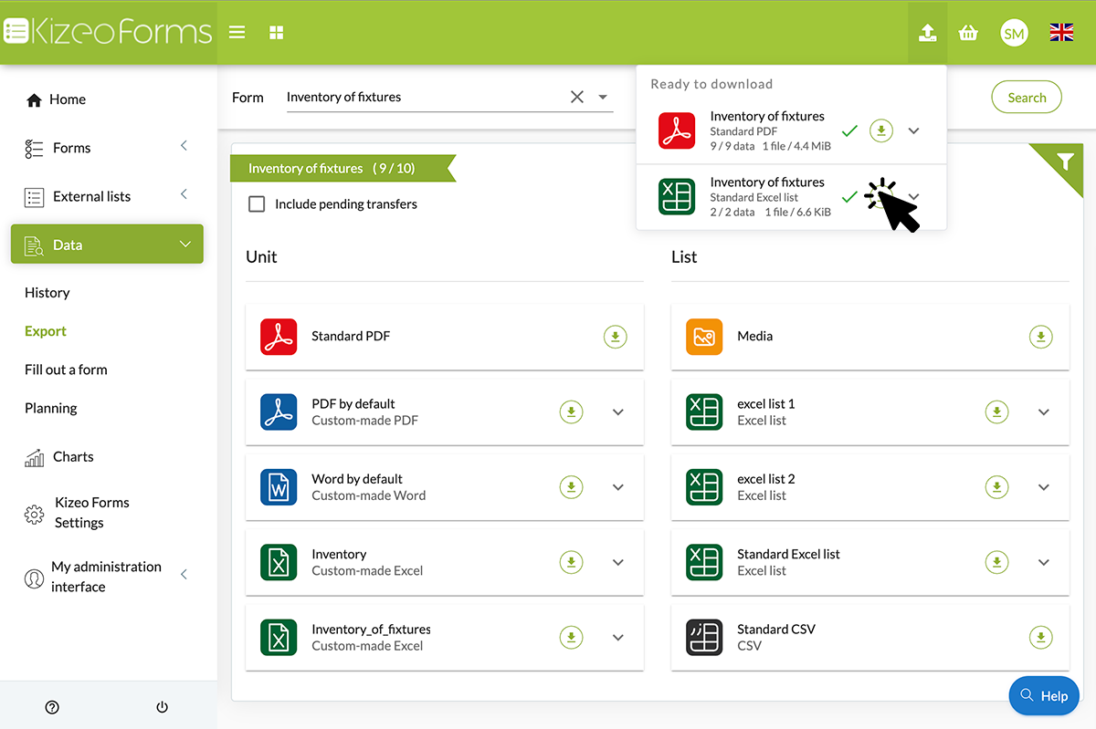 Export Your Data In The Format Of Your Choice