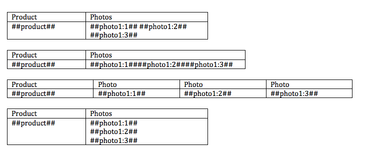 You can include multiple photos or drawings in Kizeo Forms tables.