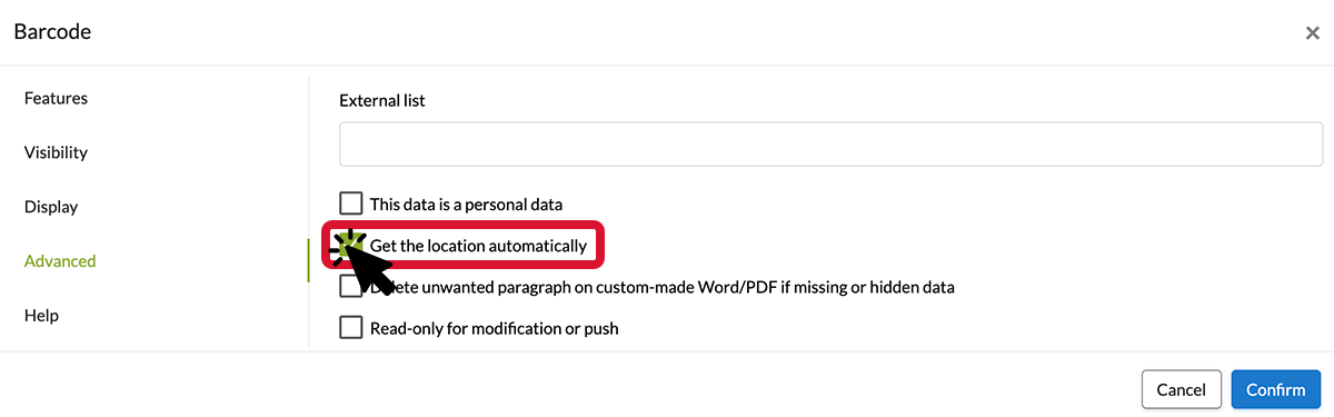 How to get the geolocation of an element