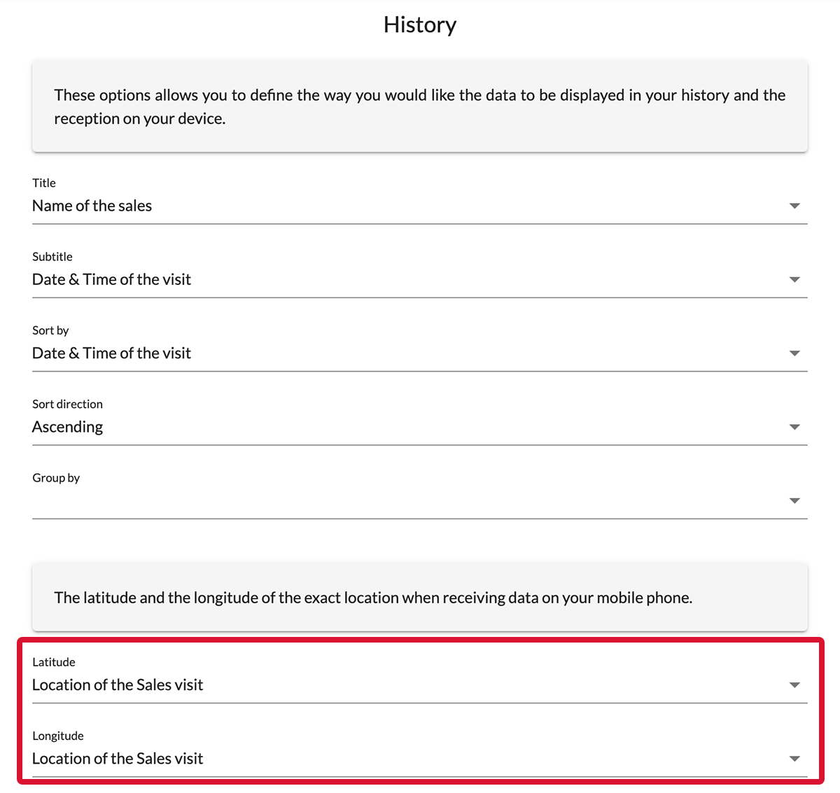 Go to the forms option, history tab. Go to the forms option, history tab.