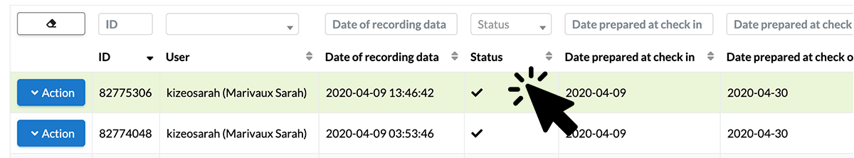 You can select data to export a selection of your choice. You can select data to export a selection of your choice.
