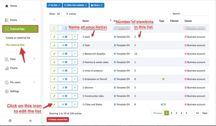 external-lists-page-elements